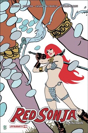 Red Sonja (2021) issue 6-H Jimmy Broxton 1:7 Cover