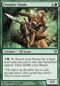 Magic The Gathering: Zendikar (Base Set) card 161 Frontier Guide