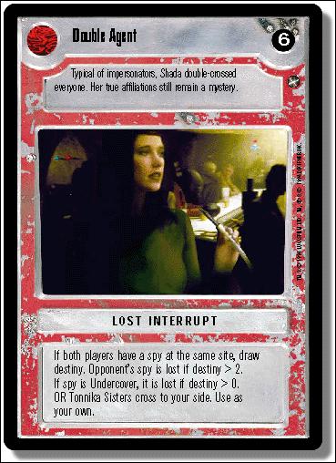 Star Wars: A New Hope Limited (Base Set) card 126 Double Agent