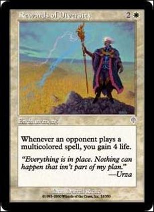Magic the Gathering: Invasion (Base Set) card 32 Rewards Of Diversity