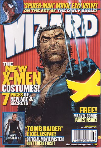 Wizard: The Comics Magazine issue 117 Frank Quitely Wolverine Cover