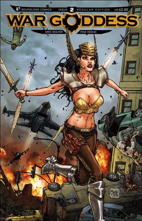 War Goddess issue 2 Standard Cover