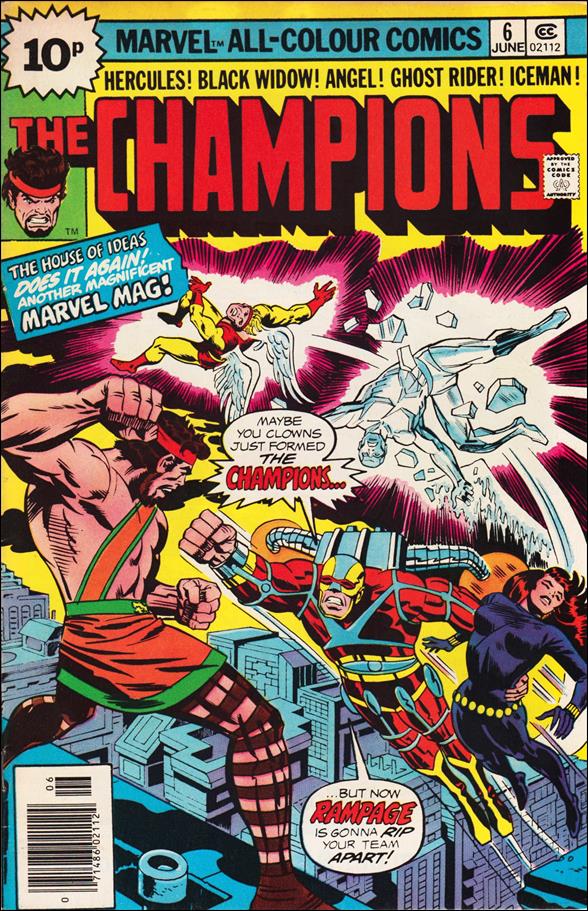 Champions (1975) issue 6-C UK Price Cover