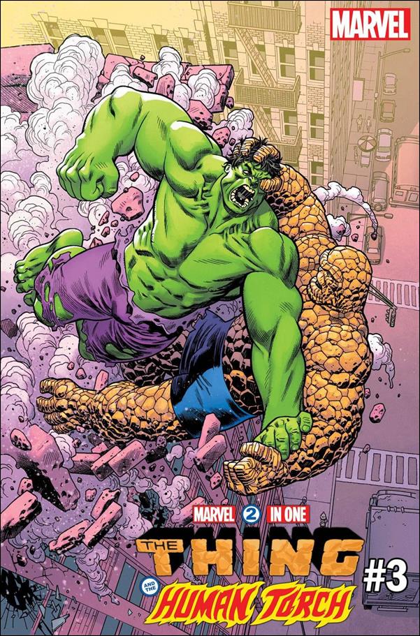 Marvel 2-In-One issue 3-B Mike Hawthorne Hulk Cover