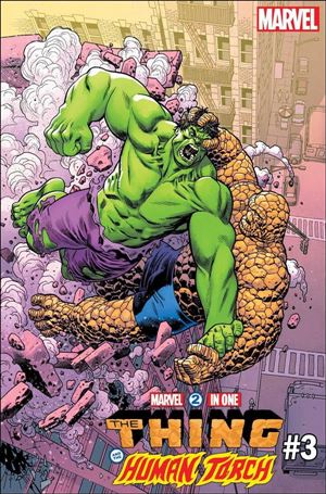 Marvel 2-In-One issue 3-B Mike Hawthorne Hulk Cover