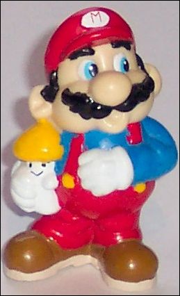 Nintendo Figurines figure 1 Mario w/mushroom (Black Hair)