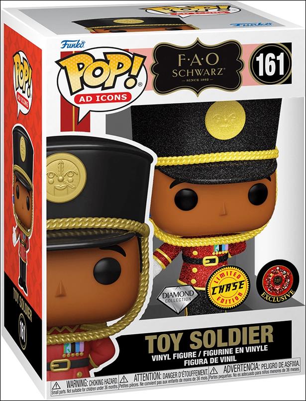 POP! Ad Icons figure 161-B Toy Soldier (Diamond) Chase FAO Schwarz Exclusive