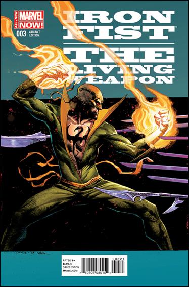 Iron Fist: The Living Weapon issue 3-B Jerome Opena 1:25 Cover