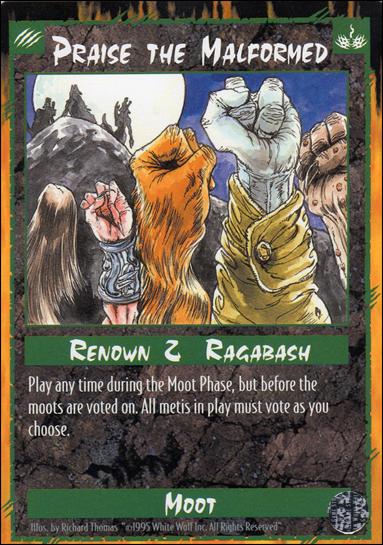 Rage Limited (Base Set) card 200 Praise the Malformed 