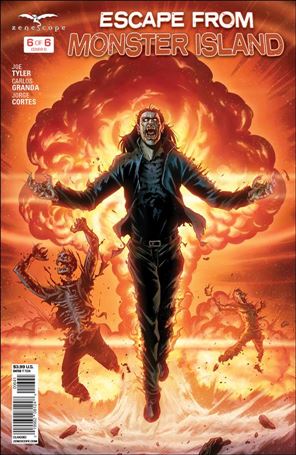 Escape from Monster Island issue 6-D David Lorenzo Riveiro Cover