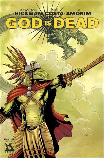 God is Dead issue 3-B Jacen Burrows End of Days Cover