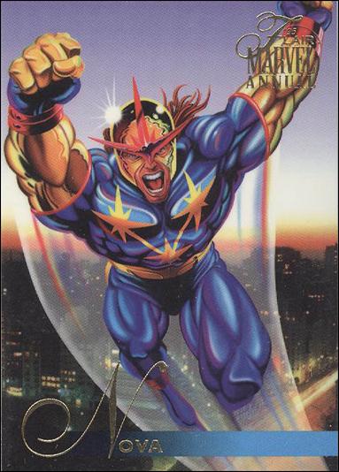 Marvel Annual Flair '95 (Base Set) card 144 Nova