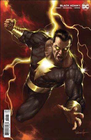 Black Adam issue 1-C Lucio Parrillo Cardstock Cover