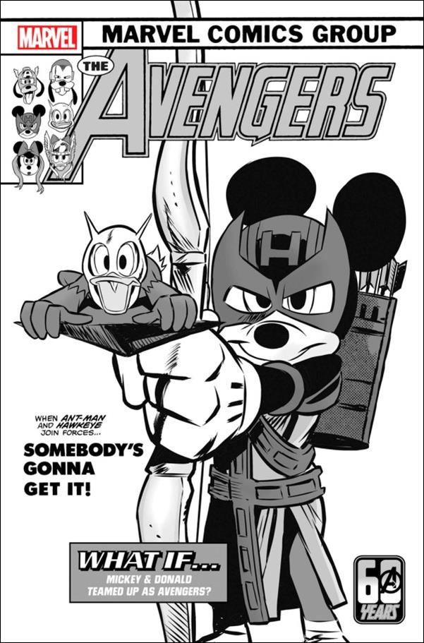 Amazing Spider-Man (2022) issue 57-F Claudio Sciarrone Disney What If? 1:100 B&W Cover