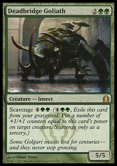 Magic the Gathering: Return to Ravnica (Base Set) card 120 Deadbridge Goliath