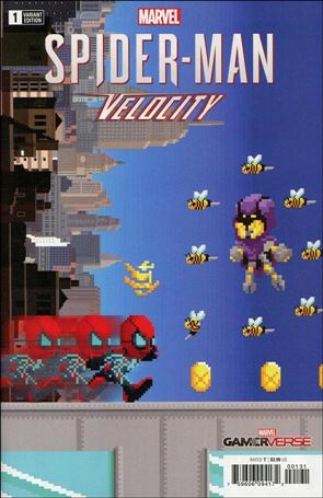 Gamerverse Spider-Man: Velocity issue 1-C Matthew Waite 8-Bit Cover