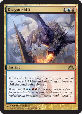 Magic the Gathering: Dragon's Maze (Base Set) card 66 Dragonshift 