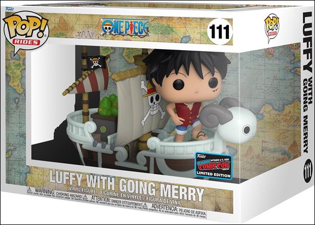 POP! Rides figure 111 Luffy with Going Merry NYCC Exclusive