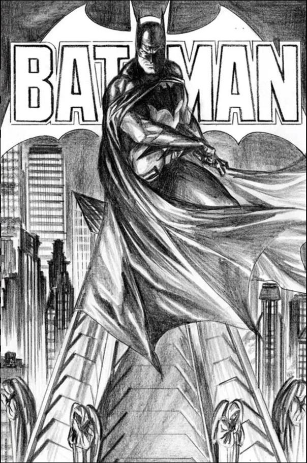 Batman (2016) issue 125-T AlexRoss.com Exclusive Sketch Cover