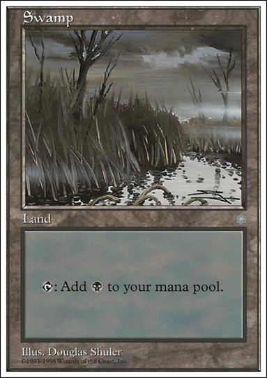 Magic the Gathering: Anthologies (Base Set) card 80 Swamp