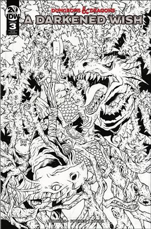 Dungeons & Dragons: A Darkened Wish issue 3-D Tess Fowler 1:25 Black & White Cover
