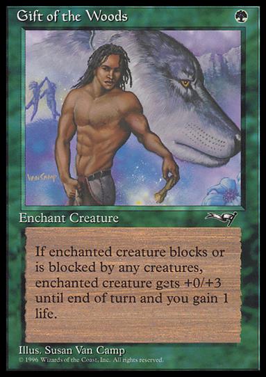 Magic the Gathering: Alliances (Base Set) card 92-B Gift of the Woods