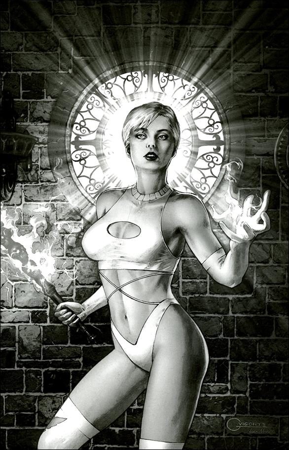 Nyx (2021) issue 3-K Geebo Vigonte 1:11 Black & White Virgin Cover