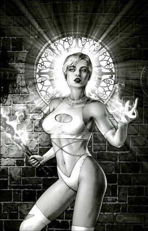 Nyx (2021) issue 3-K Geebo Vigonte 1:11 Black & White Virgin Cover