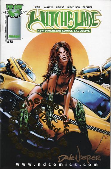 Witchblade (1995) issue 75-K NDC / WWP Gold Foil Cover (Signed by Nestler) wCOA