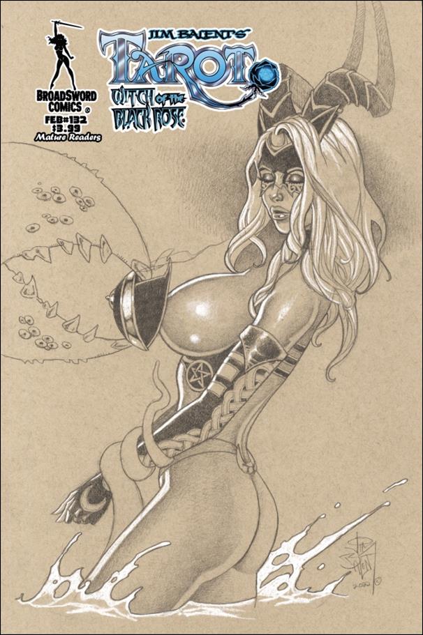 Tarot: Witch of the Black Rose issue 132-B Sepia Sketch Cover
