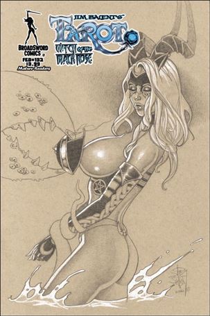 Tarot: Witch of the Black Rose issue 132-B Sepia Sketch Cover