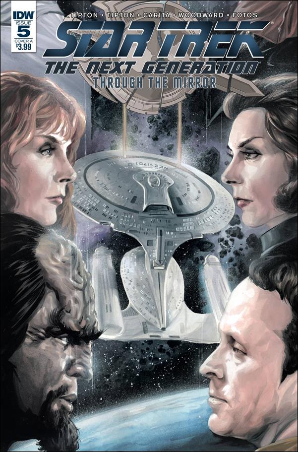 Star Trek: The Next Generation: Through The Mirror issue 5 J. K. Woodward Cover