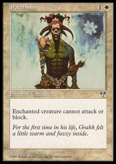 Magic the Gathering: Mirage (Base Set) card 32 Pacifism