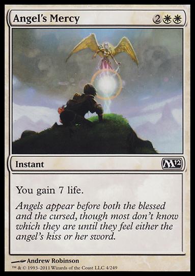 Magic the Gathering: 2012 Core Set (Base Set) card 4 Angel's Mercy