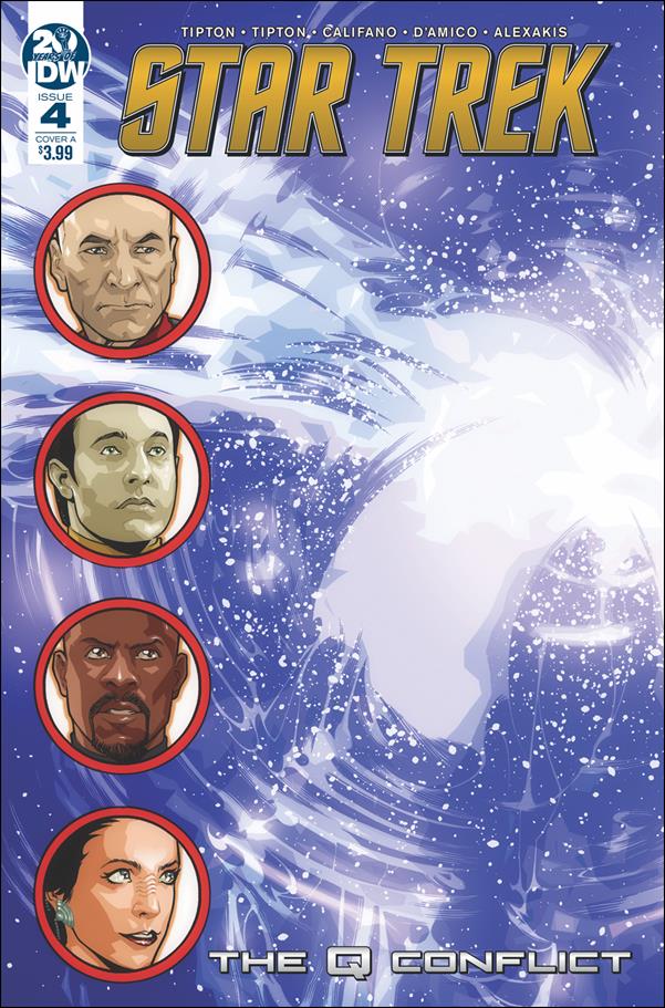Star Trek: The Q Conflict issue 4 David Messina Left Side Cover