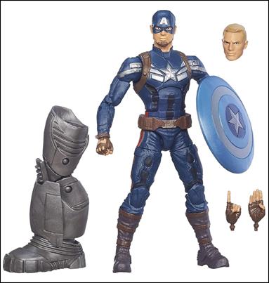 Marvel Legends Infinite: Captain America (Mandroid Series) figure 6-B Captain America (Movie) Loose
