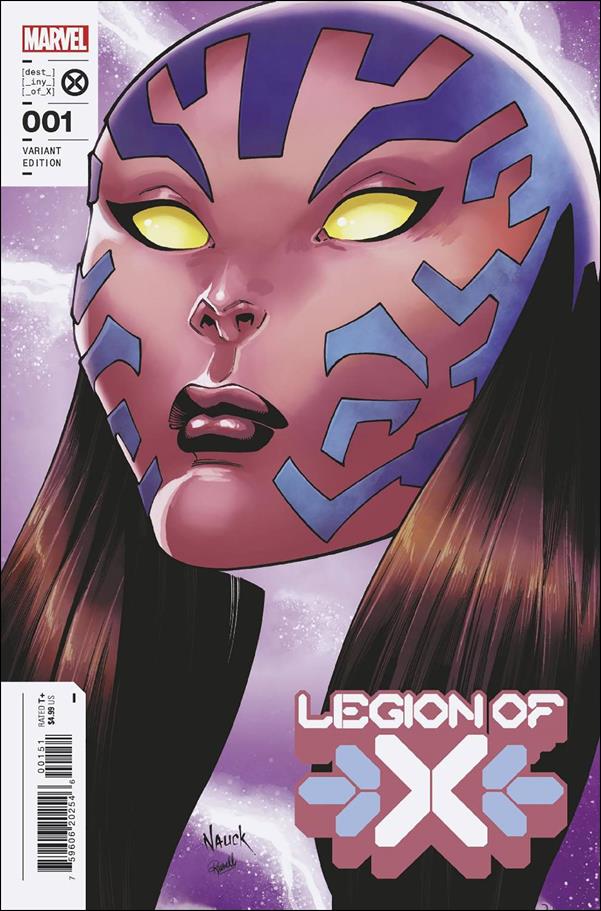 Legion of X issue 1-B Todd Nauck Marvel Headshot Cover