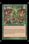 Magic the Gathering: Onslaught (Base Set) card 252 Chain of Acid
