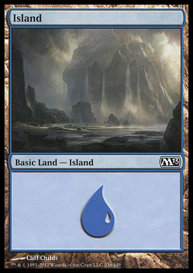 Magic the Gathering: 2013 Core Set (Base Set) card 236 Island