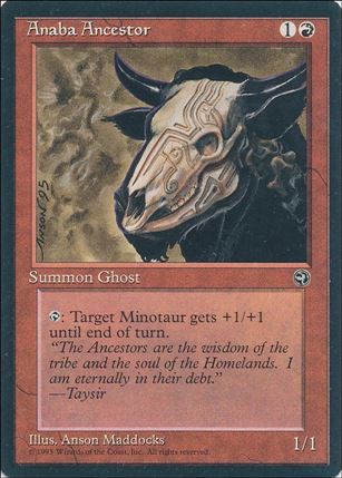 Magic the Gathering: Homelands (Base Set) card 64 Anaba Ancestor