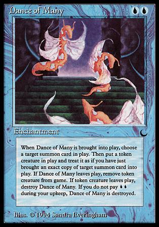 Magic the Gathering: The Dark (Base Set) card 22 Dance of Many
