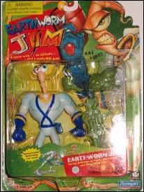 Earthworm Jim (1994) figure 1-B Earthworm Jim (Green Accessories)