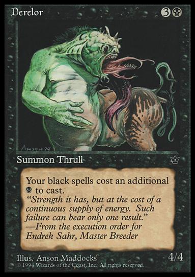 Magic the Gathering: Fallen Empires (Base Set) card 36 Derelor