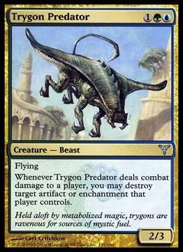 Magic the Gathering: Dissension (Base Set) card 133 Trygon Predator