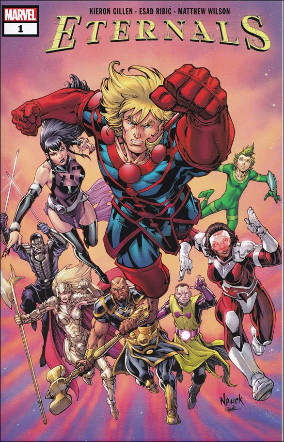 Eternals (2021) issue 1-RV Todd Nauck Wal-Mart 3-Pack Cover