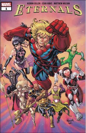 Eternals (2021) issue 1-RV Todd Nauck Wal-Mart 3-Pack Cover