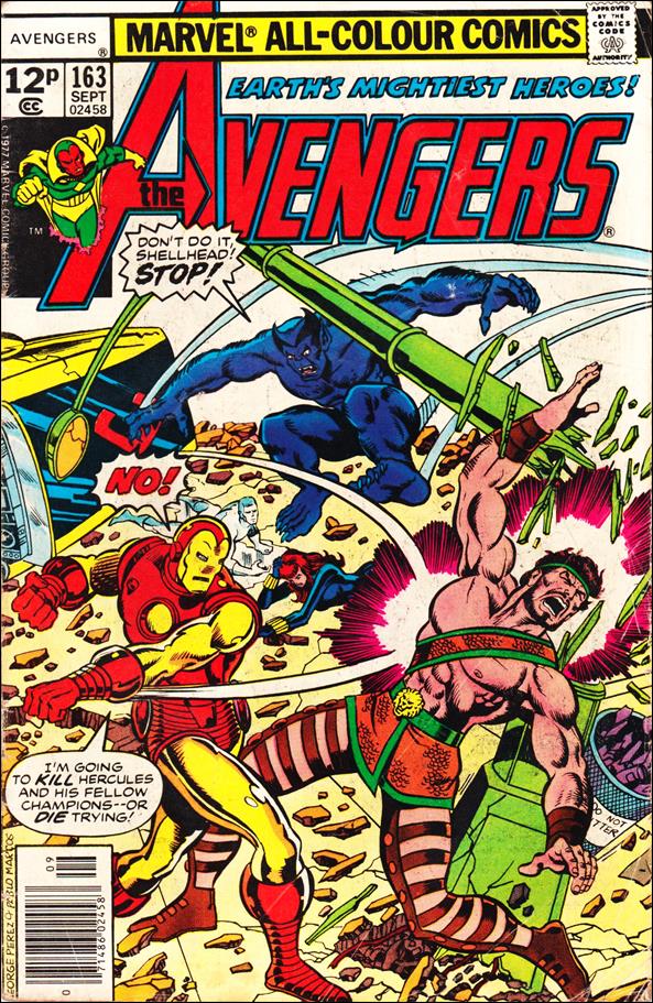 Avengers (1963) issue 163-C UK Price Cover