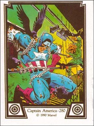 Captain America (Base Set) card 36 Captain America 280