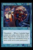 Magic the Gathering: Torment (Base Set) card 29 Cephalid Sage