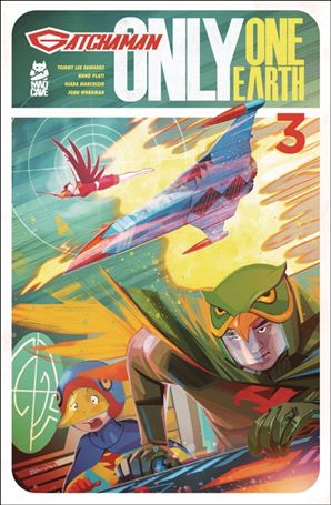 Gatchaman: Only One Earth issue 3 Tommy Lee Edwards Cover